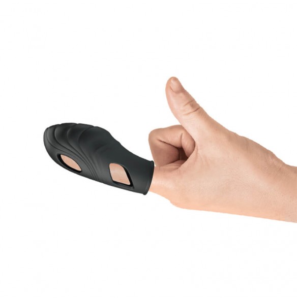 PRETTY LOVE - Powerful Finger Vibrator Sleeve III (Black) PRETTY LOVE - Powerful Finger Vibrator Sleeve III (Black)